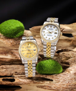 Đồng Hồ Rolex Lady Datejust máy pin Nhật dây demi vàng 36mm