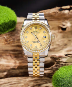 Đồng Hồ Rolex Lady Datejust máy pin Nhật dây demi vàng 36mm