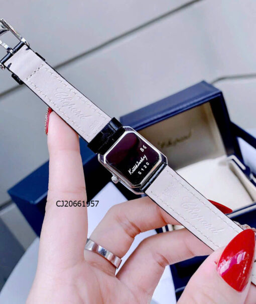 Đồng hồ nữ Chopard LEATHER máy original Japan mặt vuông dây da cao cấp