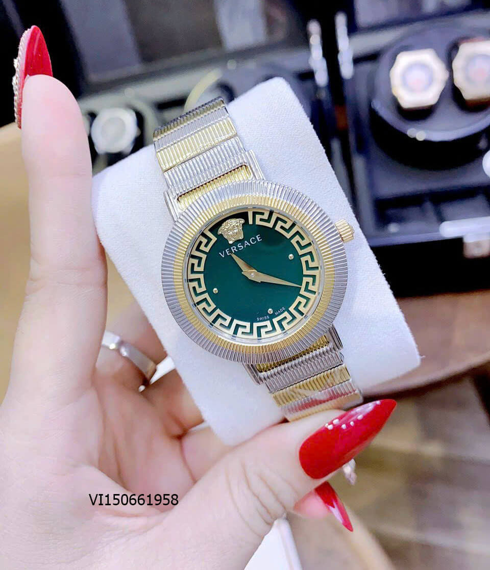 Đồng hồ Versace GRECA CHIC Nữ dây kim loại like auth
