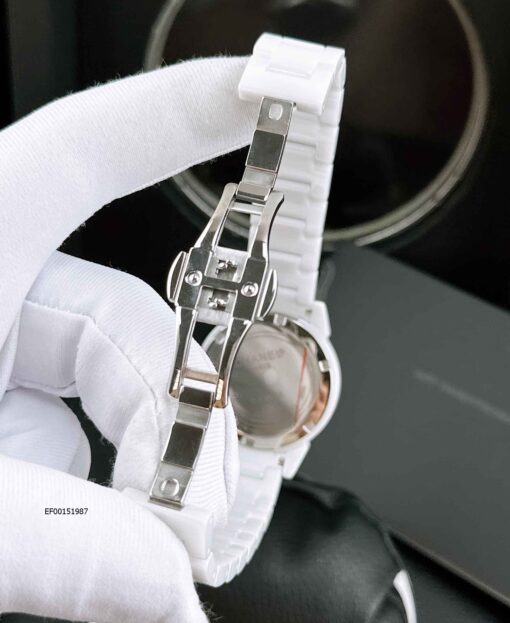 Đồng hồ Nữ Chanel dây đá Ceramics viền đính đá dây đá cao cấp