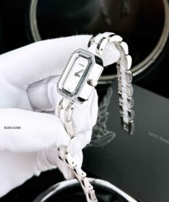 Đồng hồ Nữ Chanel dây đá Ceramics viền đính đá máy Nhật cao cấp