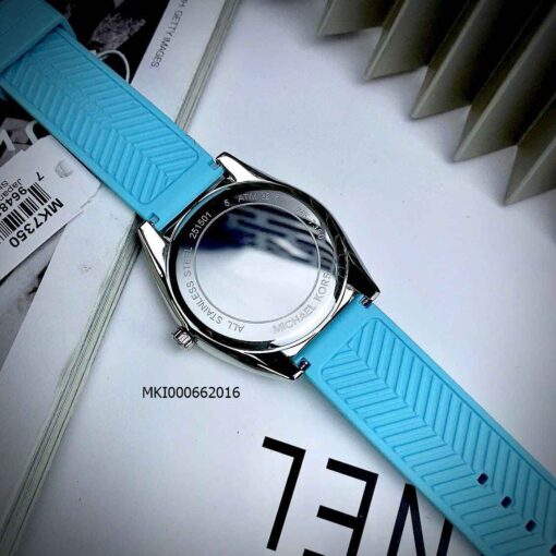 Đồng hồ Michael Kors MK7350 dây Silicone xanh 40mm rep 1:1