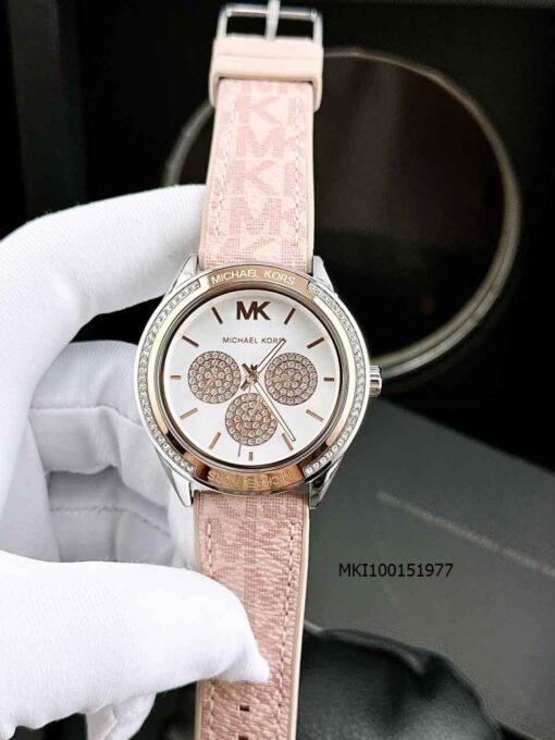Đồng hồ Michael Kors MK7206 đính đá 38mm dây hồng cao cấp
