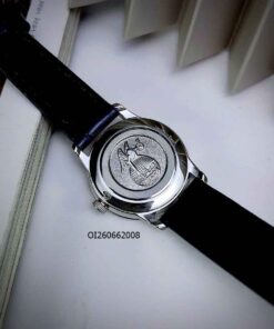 Đồng hồ Nữ Omega DE VILLE dây xanh máy Quartz Nhật like auth