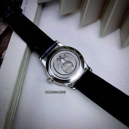 Đồng hồ Nữ Omega DE VILLE dây xanh máy Quartz Nhật like auth