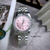 Đồng hồ Rolex DateJust nữ máy cơ viền khía 31mm bạc mặt hồng cao cấp