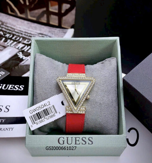 Đồng hồ Nữ GUESS TRIANGLE LEATHER WATCH GW0504L2