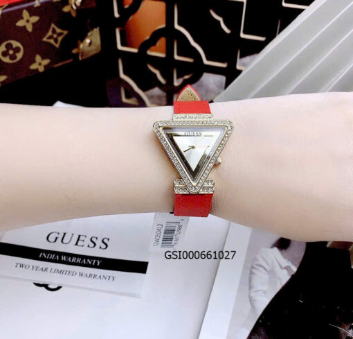 Đồng hồ Nữ GUESS TRIANGLE LEATHER WATCH GW0504L2