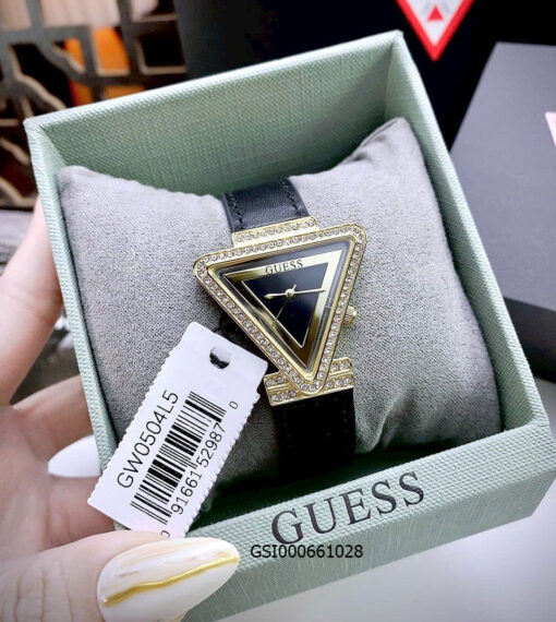Đồng hồ Nữ GUESS TRIANGLE LEATHER WATCH GW0504L5