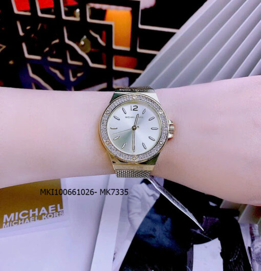 Đồng hồ MICHAEL KORS LENOX THREE-HAND MESH WATCH MK7335