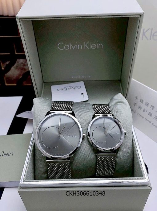 Đồng Hồ Cặp Calvin Klein Minimal K3M21123 và K3M22123 cao cấp