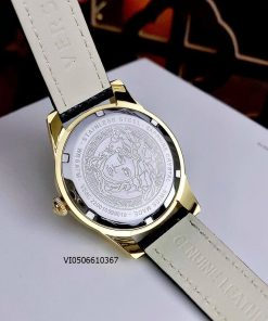 Đồng hồ Versace Greca Time Dây Da Pin Nhật cao cấp